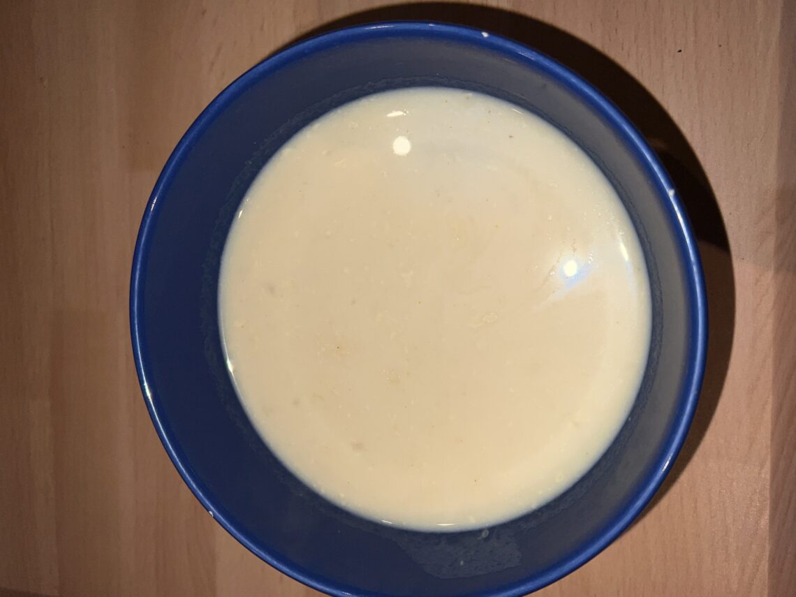Histaminarme Knoblauchcreme Suppe