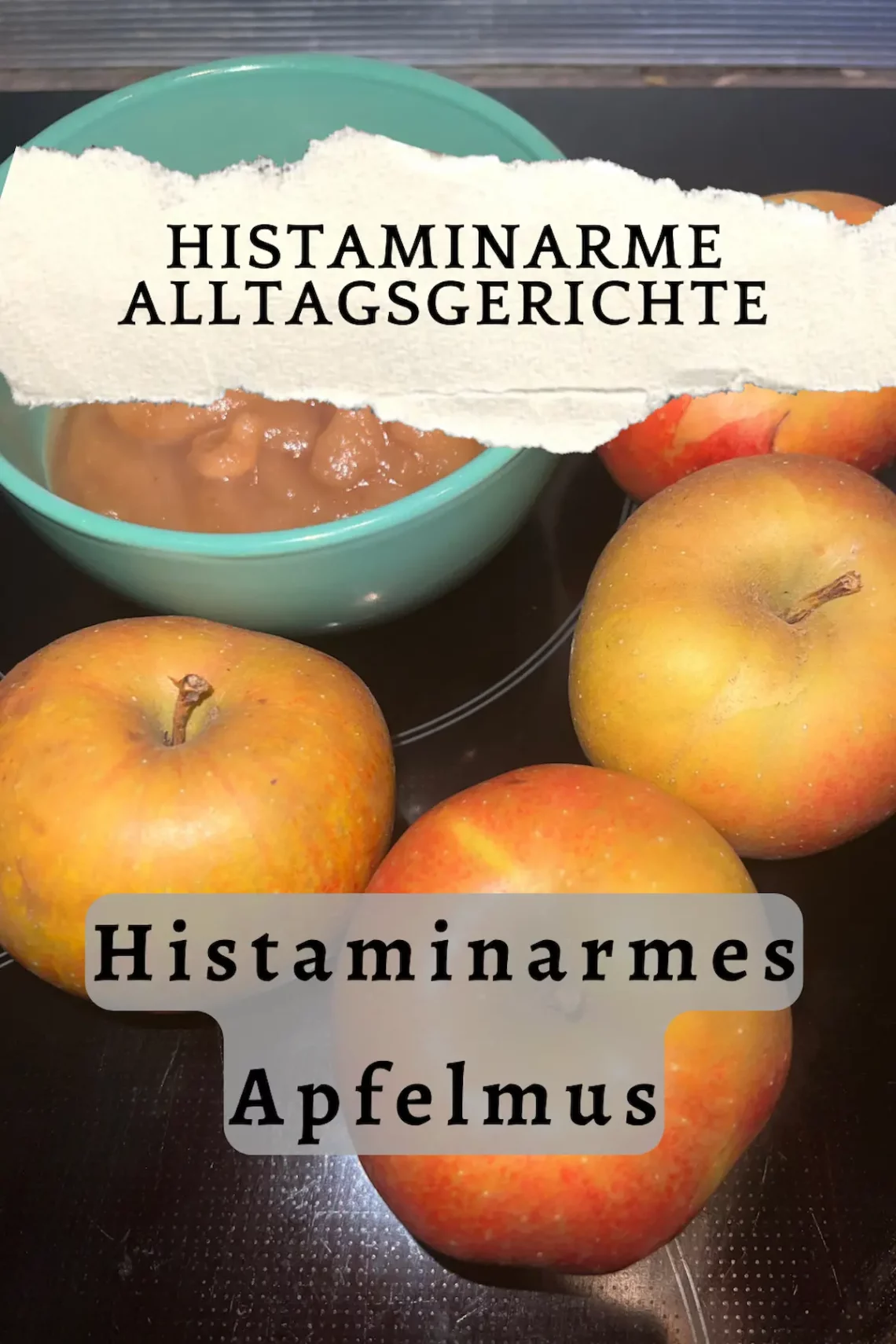 Histaminarmes Apfelmus Beitragsbild