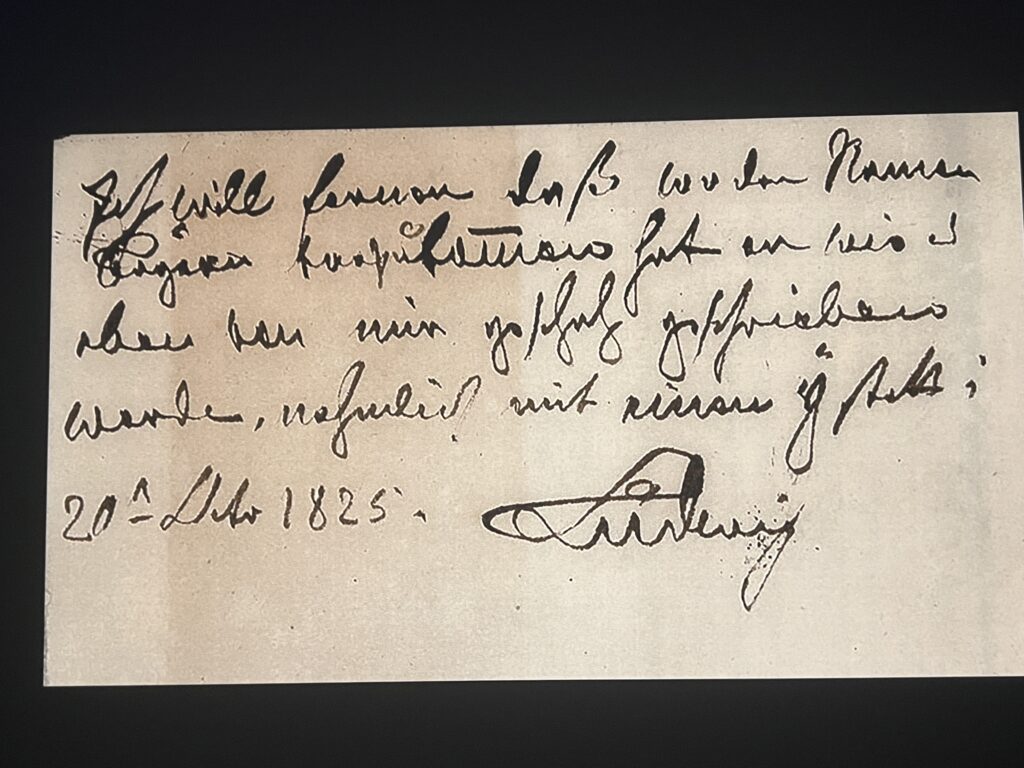 Ich - Lola Montez; Brief Ludwigs i zu y in Bayern