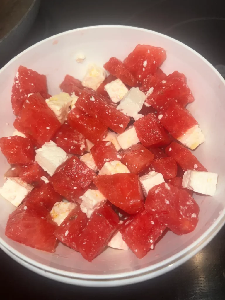 Histaminarmer Melonensalat mit Feta