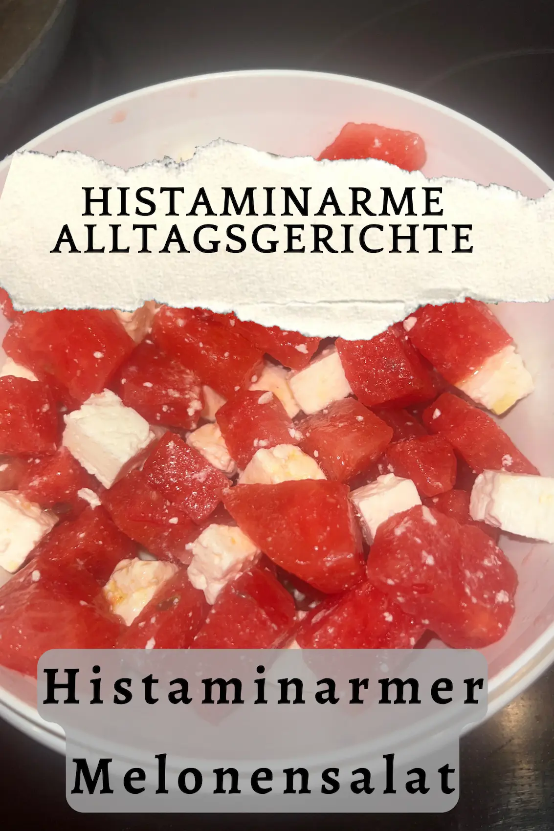 Histaminarmer Melonensalat mit Feta; Beitragsbild