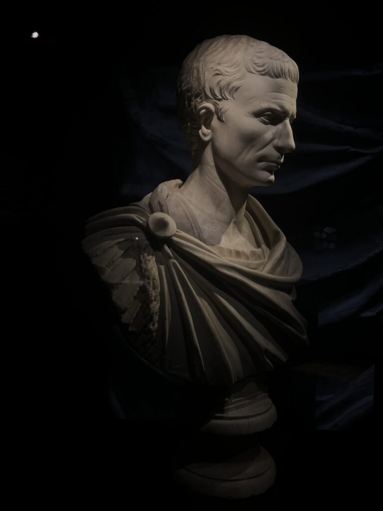 Caesar und Kleopatra; Büste von Caesar
