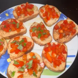 Histaminarme Bruschetta