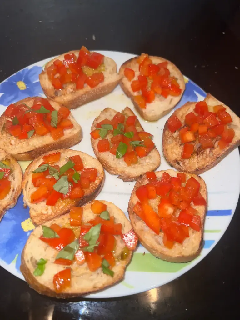 Histaminarme Bruschetta